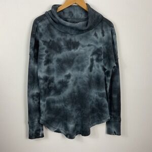Maeve by Anthropologie Ainsley Tie Dye Cowl Neck Thermal Top Women's Small